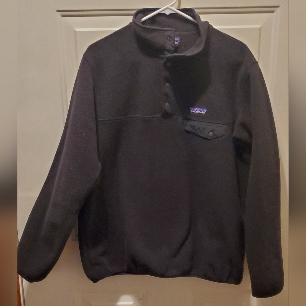 Patagonia Men's Synchilla Snap Fleece Pullover - Black